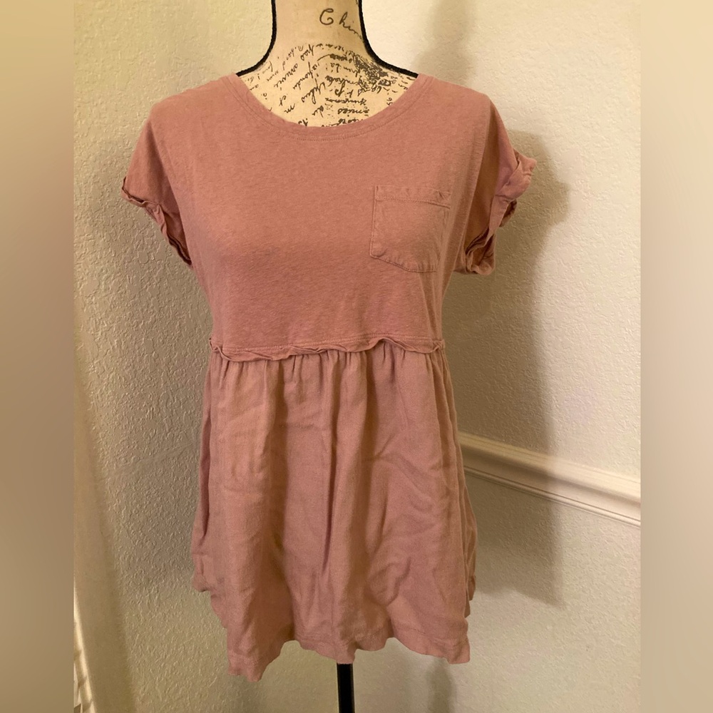 Pink Maternity Shirt Medium